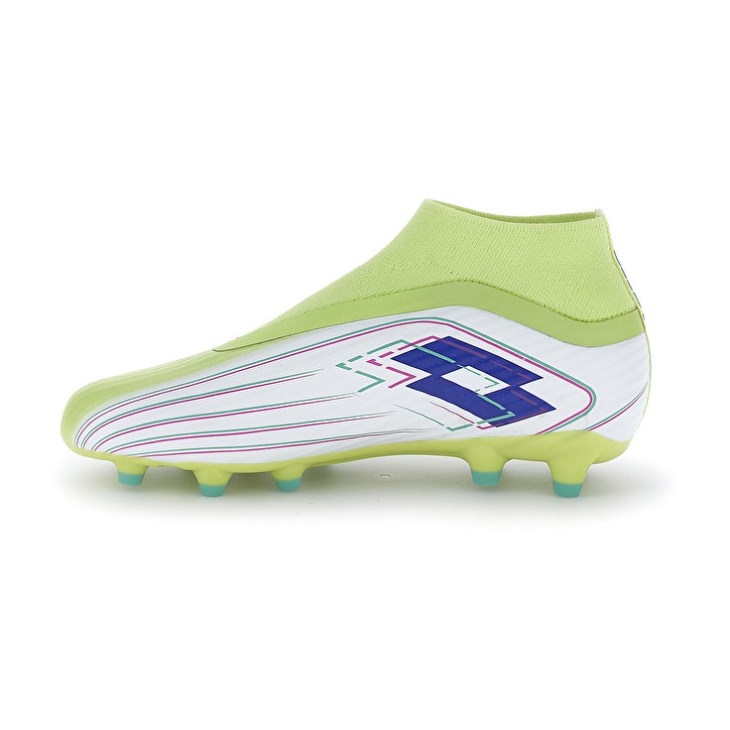 Botas de Futbol Lotto Solista 300 VIII Gravity FG Hombre Verde Blancas | EV476447L7
