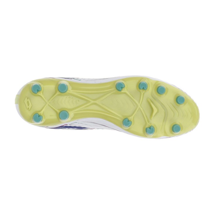 Botas de Futbol Lotto Solista 300 VIII Gravity FG Hombre Verde Blancas | EV476447L7