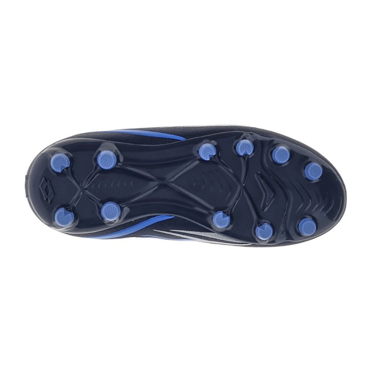 Botas de Futbol Lotto Solista 700 VI FG JR Niños Azul Marino Azules Blancas Azules | UL795709G4