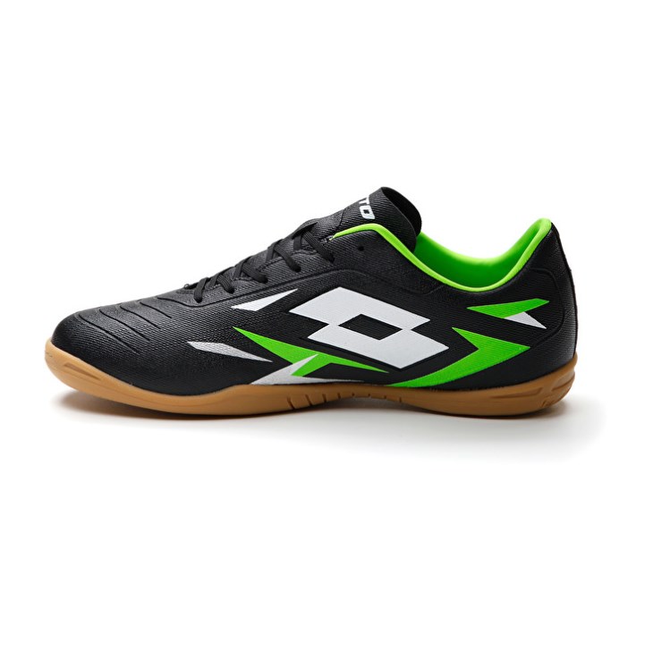 Botas de Futbol Lotto Solista 700 VI ID Hombre Negras Verde | QI292889T4