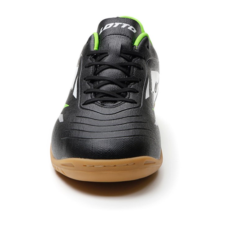 Botas de Futbol Lotto Solista 700 VI ID Hombre Negras Verde | QI292889T4