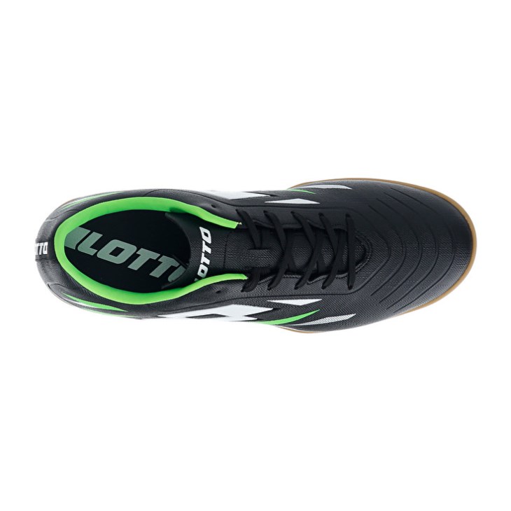 Botas de Futbol Lotto Solista 700 VI ID Hombre Negras Verde | QI292889T4