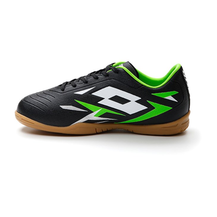 Botas de Futbol Lotto Solista 700 VI ID JR Niños Negras Verde | GU651445S4