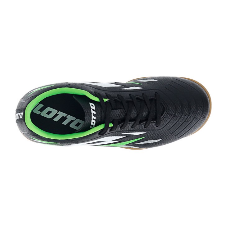 Botas de Futbol Lotto Solista 700 VI ID JR Niños Negras Verde | GU651445S4