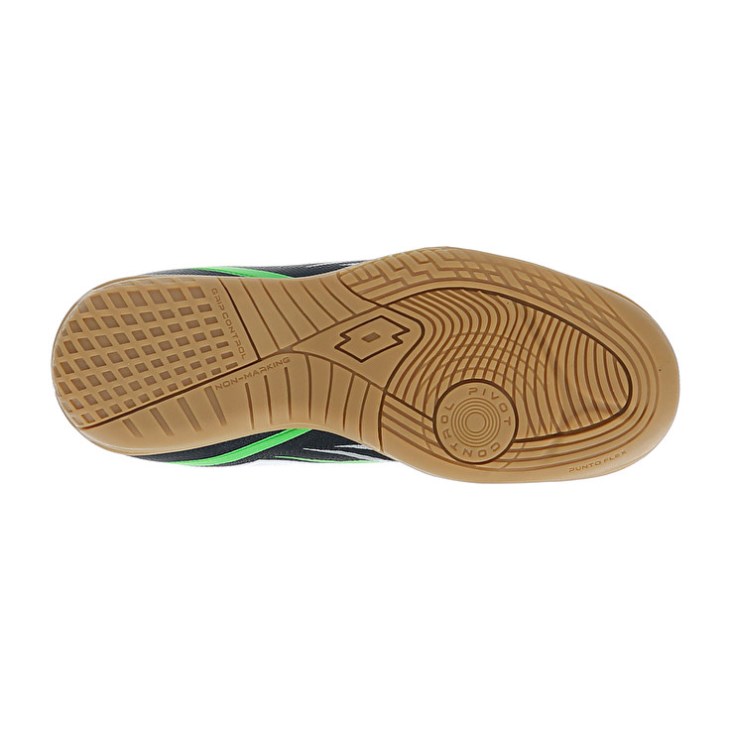 Botas de Futbol Lotto Solista 700 VI ID JR Niños Negras Verde | GU651445S4