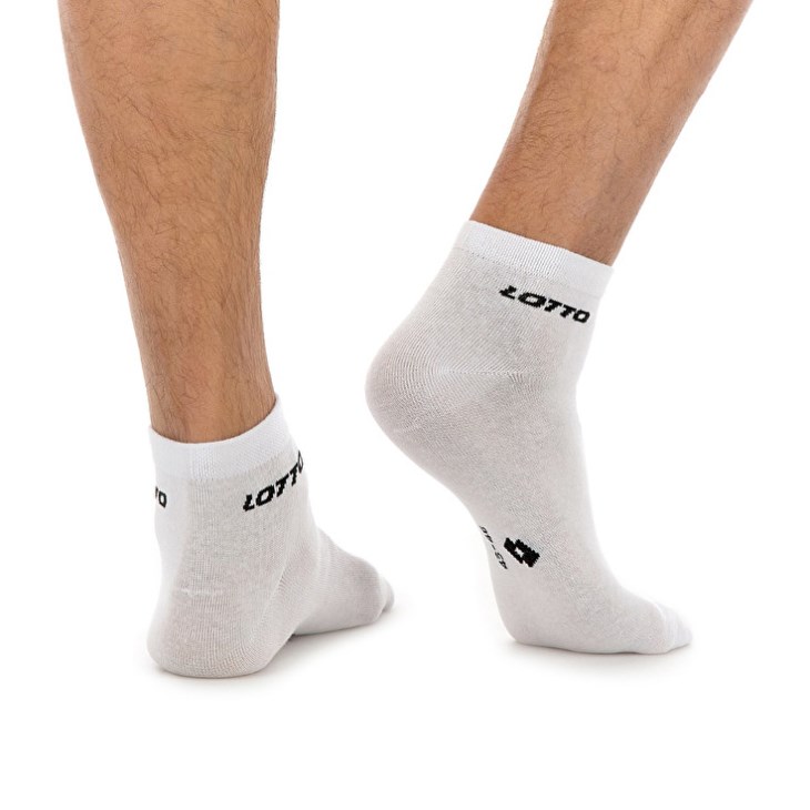 Calcetines Lotto Ankle II Pk3prs Blancas | ZC686938U2