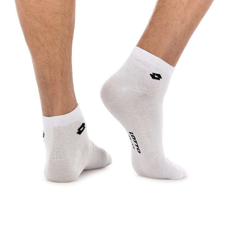 Calcetines Lotto Ankle II Pk3prs Blancas | ZC686938U2