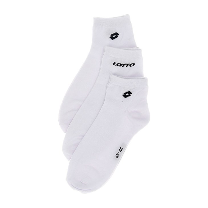 Calcetines Lotto Ankle II Pk3prs Blancas | ZC686938U2