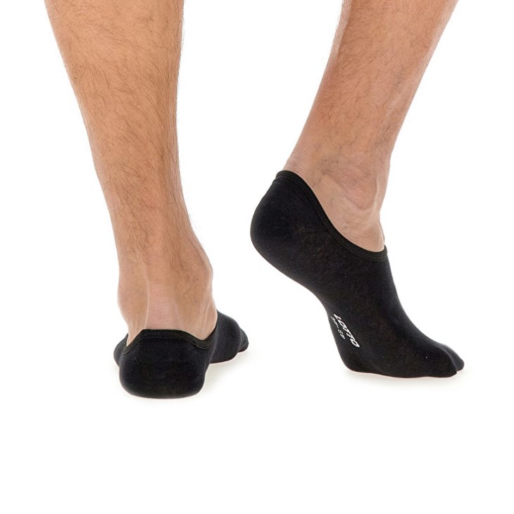 Calcetines Lotto No Show II Pk3 Negras | XU886038Y1