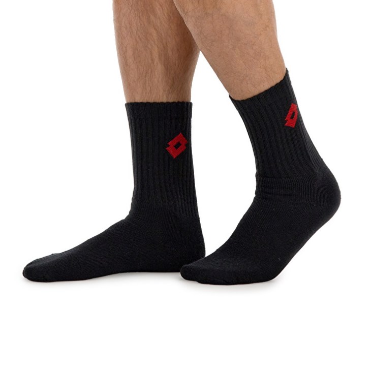 Calcetines Lotto Sports Quarter Pk3prs Negras | AP893239H6