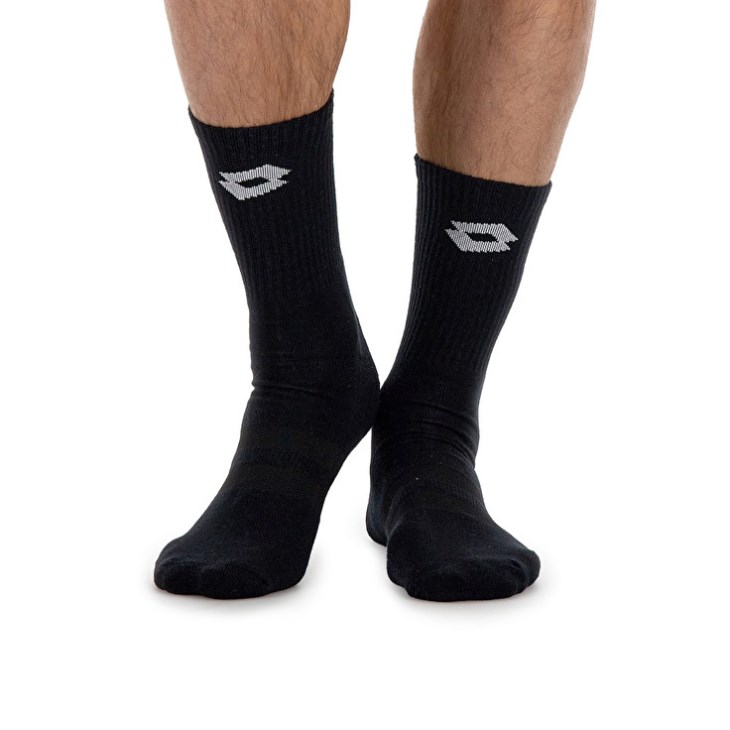 Calcetines Lotto Tennis III Negras | UN521682Z1