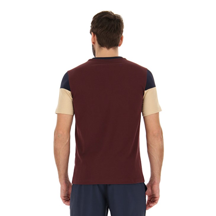 Camiseta Lotto Athletica LG III BCK JS Hombre Rojas Oscuro | GY977577F1