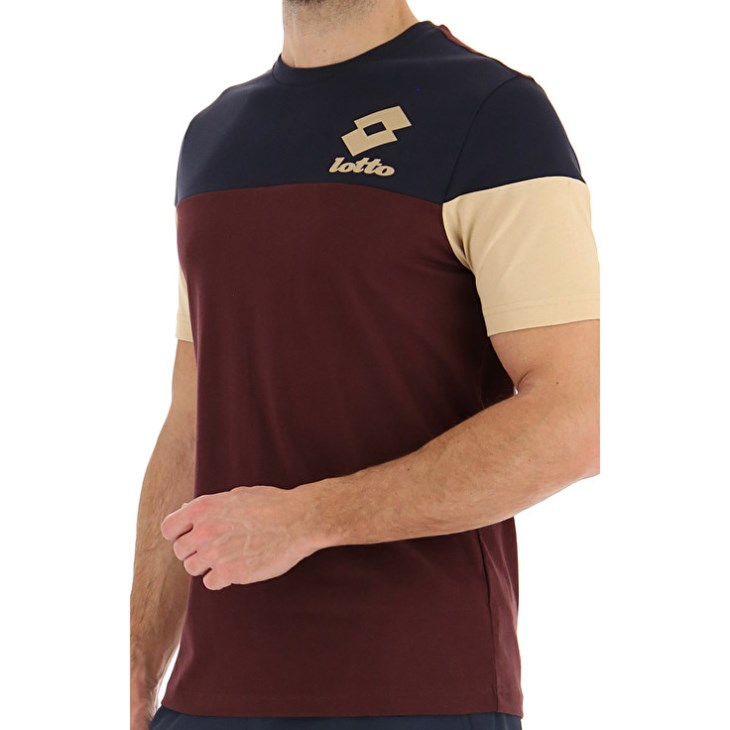 Camiseta Lotto Athletica LG III BCK JS Hombre Rojas Oscuro | GY977577F1