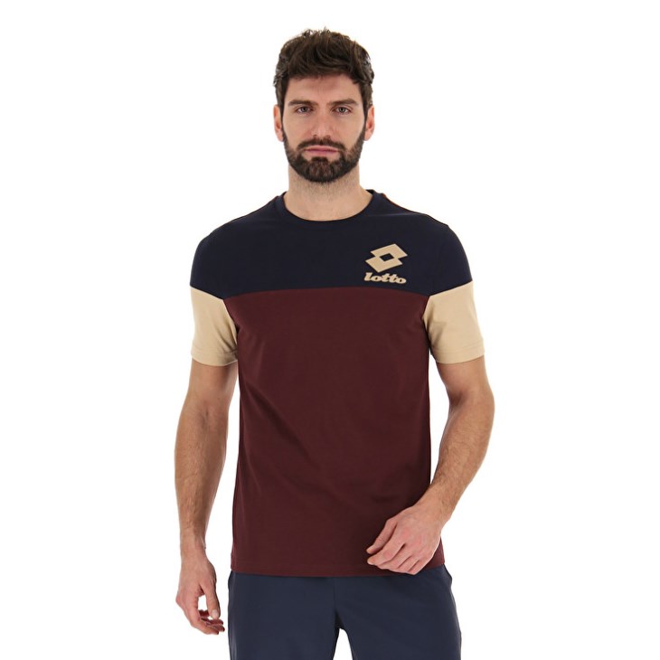 Camiseta Lotto Athletica LG III BCK JS Hombre Rojas Oscuro | GY977577F1