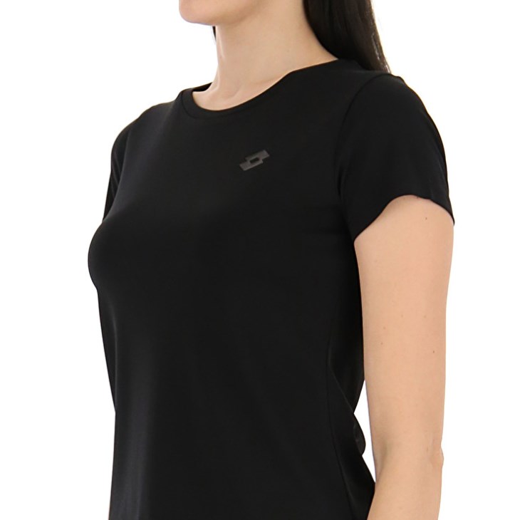 Camiseta Lotto MSP W Mujer Negras | RN174347Y5