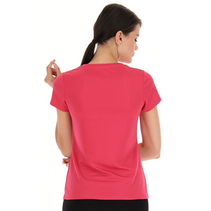 Camiseta Lotto MSP W Sports Zip Mujer Rosas | BV783108X0