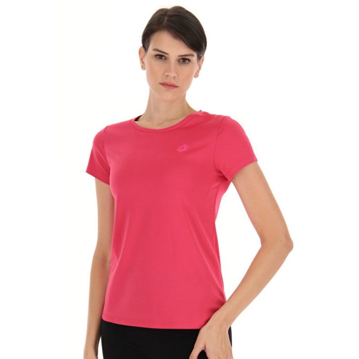 Camiseta Lotto MSP W Sports Zip Mujer Rosas | BV783108X0