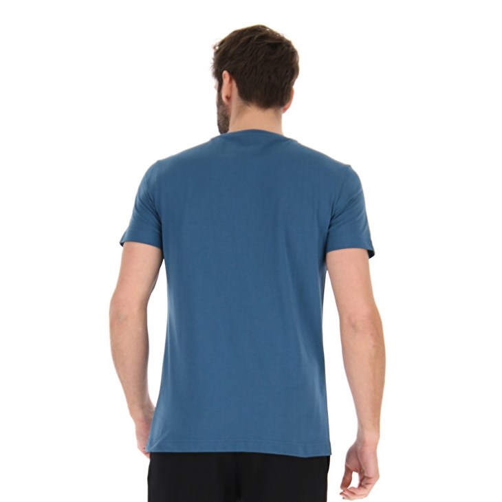 Camiseta Lotto Smart III Sports Zip Hombre Azules Coral | ZK513671E9