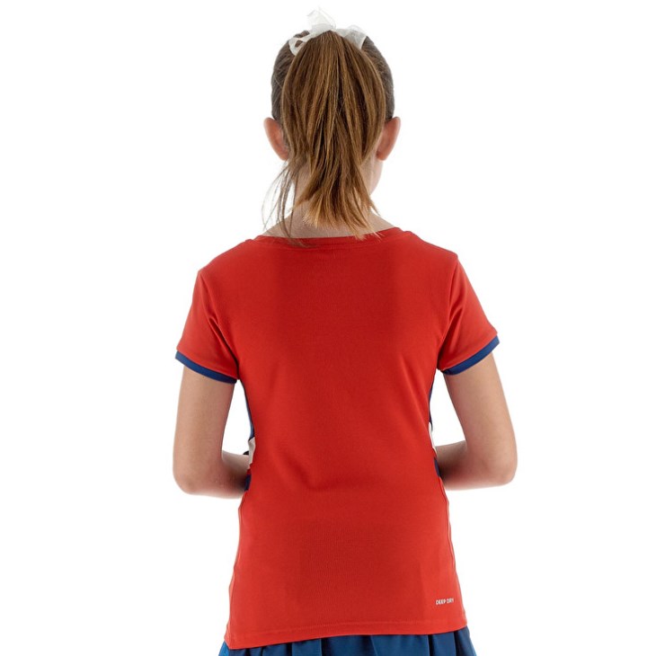 Camiseta Lotto Squadra G III Niños Rojas | RB490369Z4