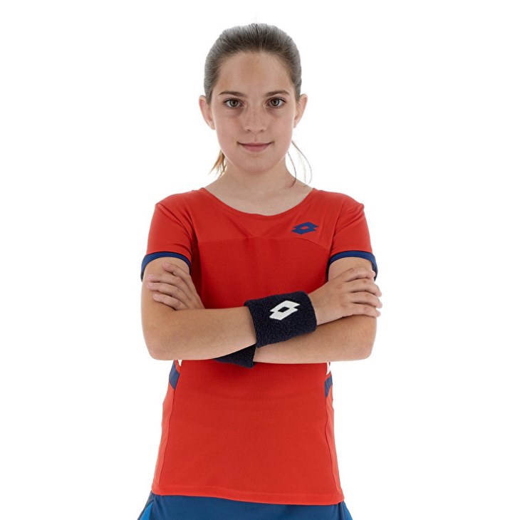 Camiseta Lotto Squadra G III Niños Rojas | RB490369Z4