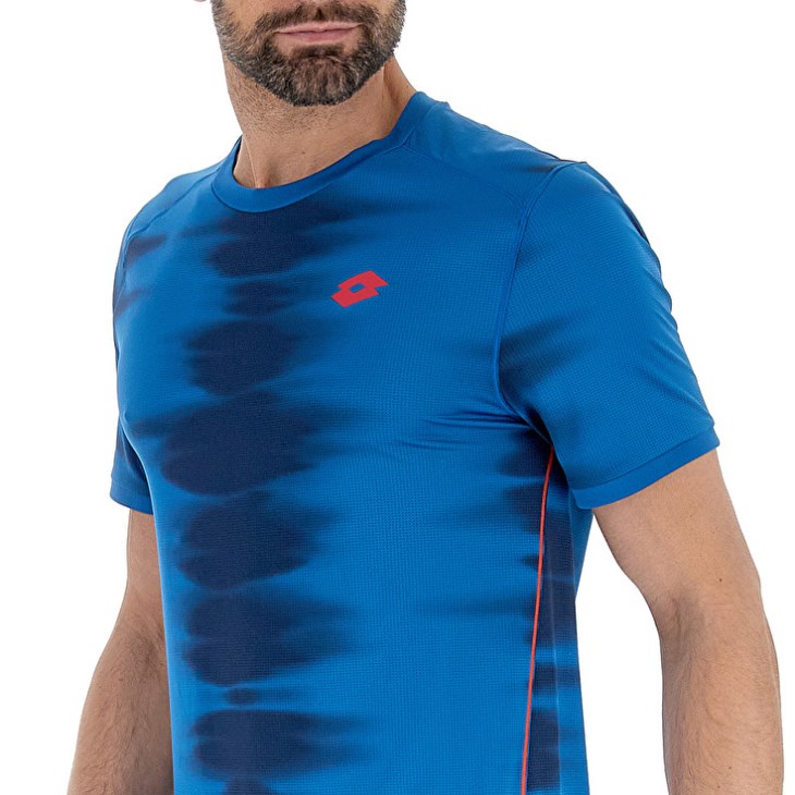 Camiseta Lotto Tech II D2.A Hombre Azules | IV975257X9