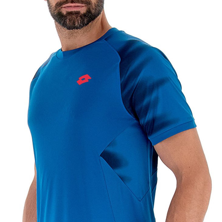 Camiseta Lotto Tech II D2.B Hombre Azules | FY810341W7