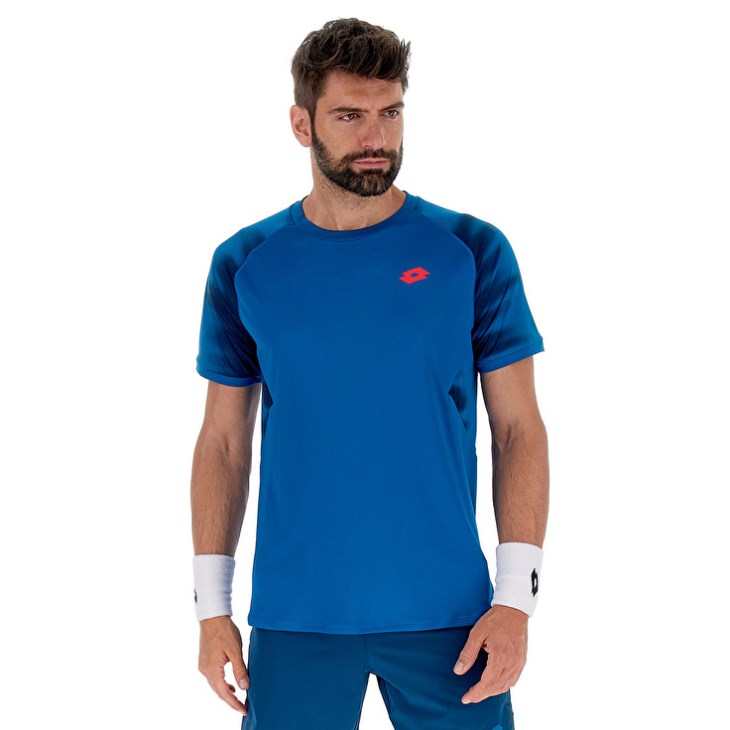 Camiseta Lotto Tech II D2.B Hombre Azules | FY810341W7