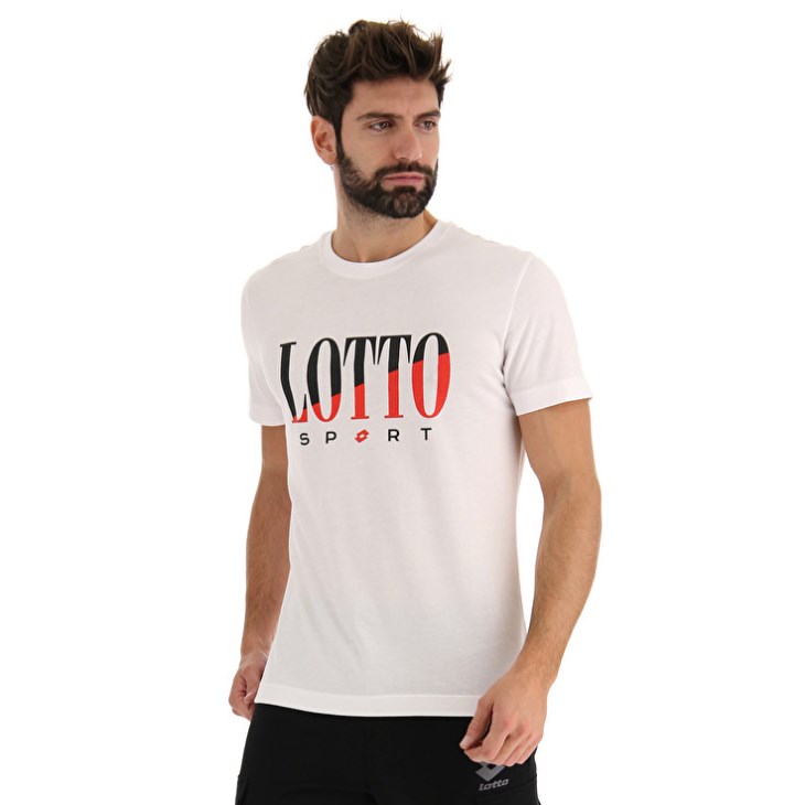Camiseta Lotto Tee Supra VI Hombre Blancas | XT150695H1