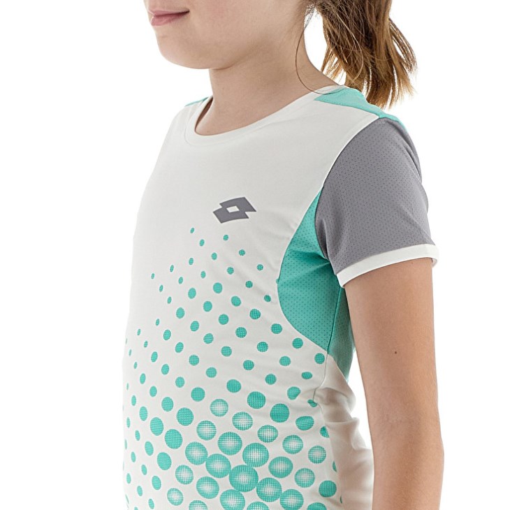 Camiseta Lotto Top G IV 1 Niños Blancas Verde | FE826522O1