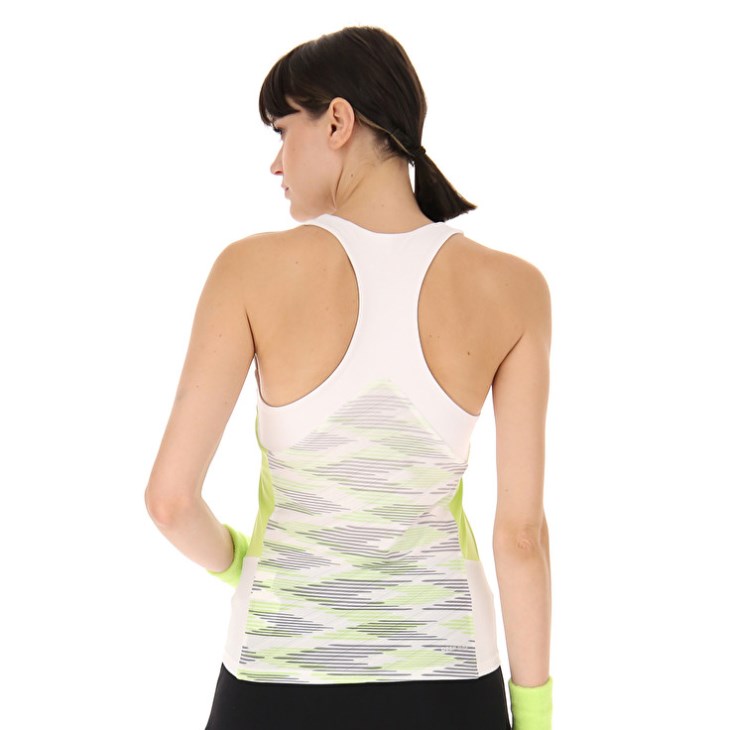 Camiseta sin Manga Lotto Tech W I D4 Mujer Blancas | WC875487B8