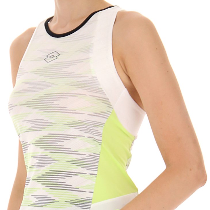 Camiseta sin Manga Lotto Tech W I D4 Mujer Blancas | WC875487B8