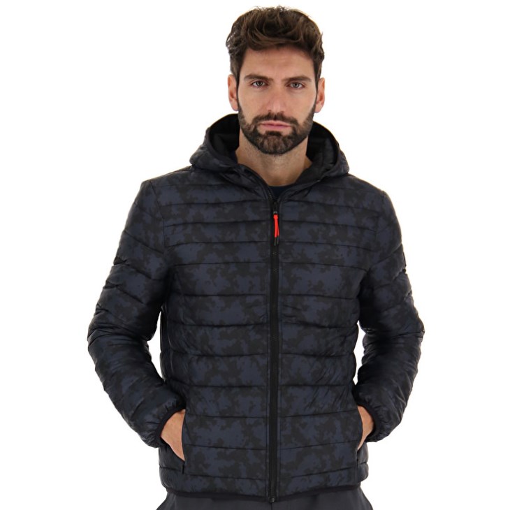 Campera Lotto Bomber Cortina IV HD Pad PRT PL Hombre Negras | MR200940N5