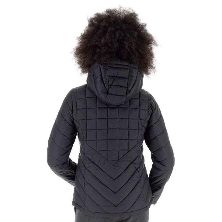 Campera Lotto Bomber Cortina W IV HD Mujer Negras | CE903480Q2