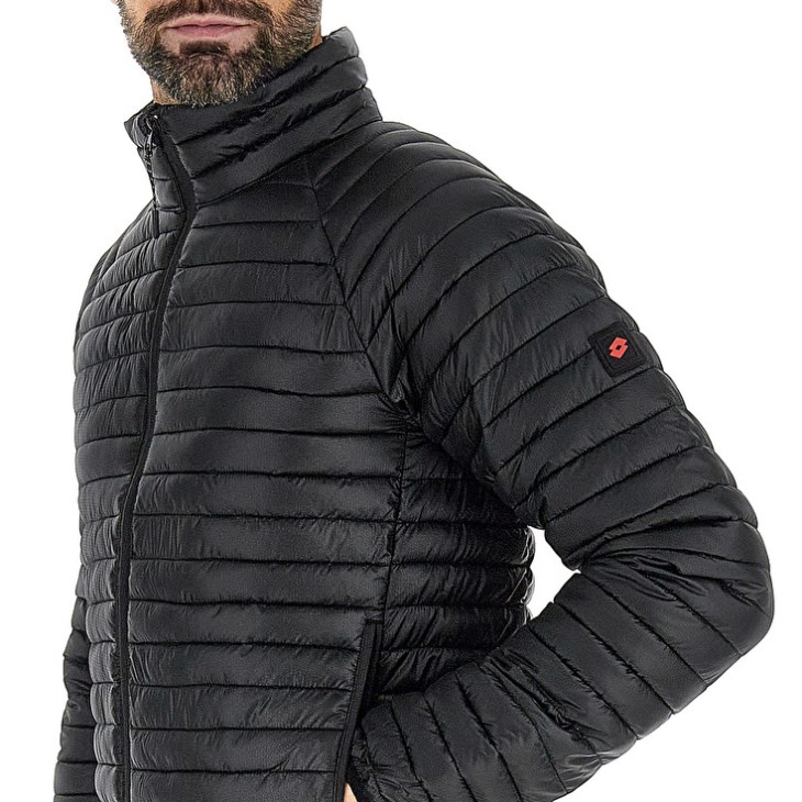 Campera Lotto Bomber Gardena Hombre Negras | FA639953C4
