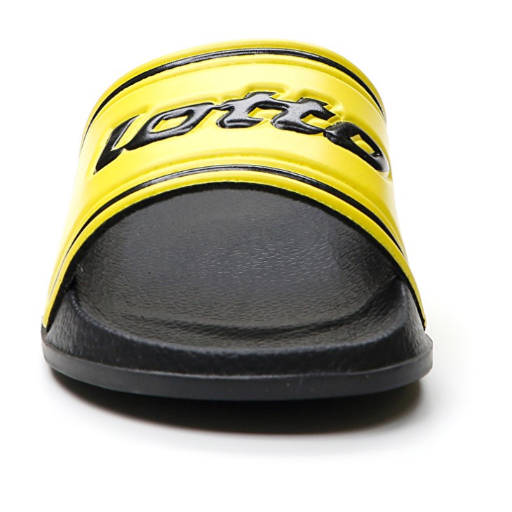 Chanclas Lotto Midway IV CL Niños Negras Amarillo | OB237603I9