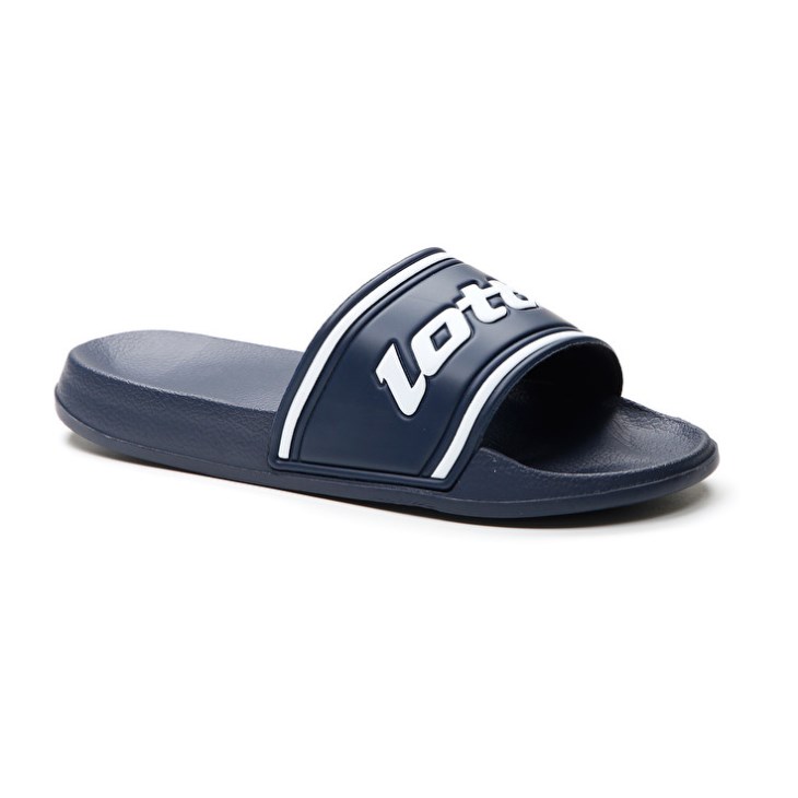 Chanclas Lotto Midway IV Hombre Azules Blancas | UI459225G6