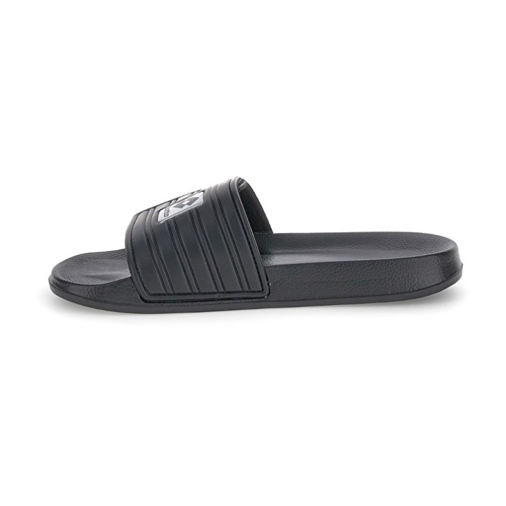Chanclas Lotto Rico Strap II Hombre Negras Plateadas | DL855845J9
