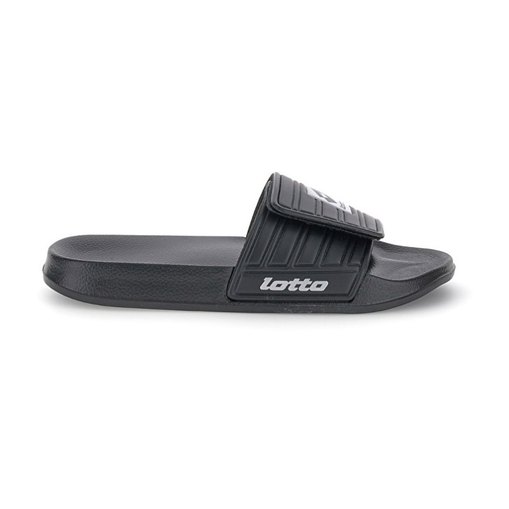 Chanclas Lotto Rico Strap II Hombre Negras Plateadas | DL855845J9