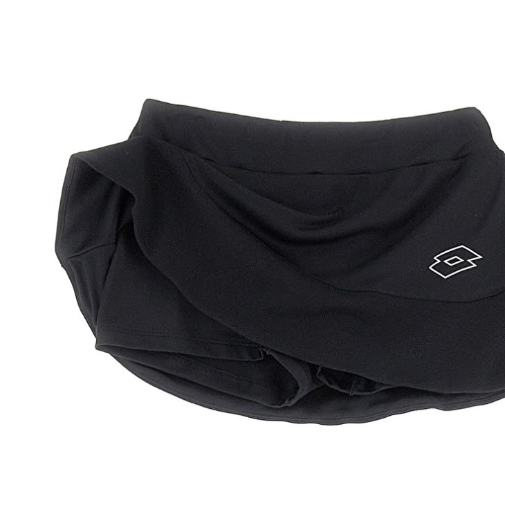 Falda Lotto Squadra G III Niños Negras | UY792759L2