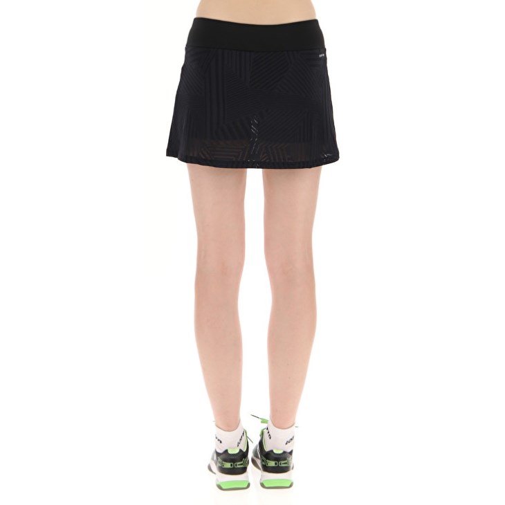 Falda Lotto Superrapida W V Mujer Negras Verde | VW738623G7