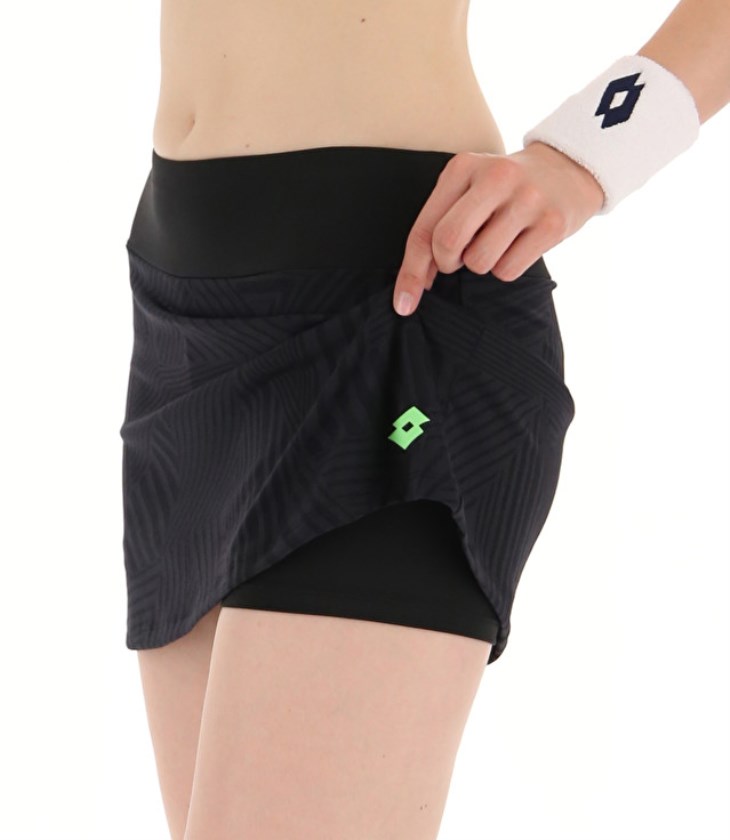 Falda Lotto Superrapida W V Mujer Negras Verde | VW738623G7