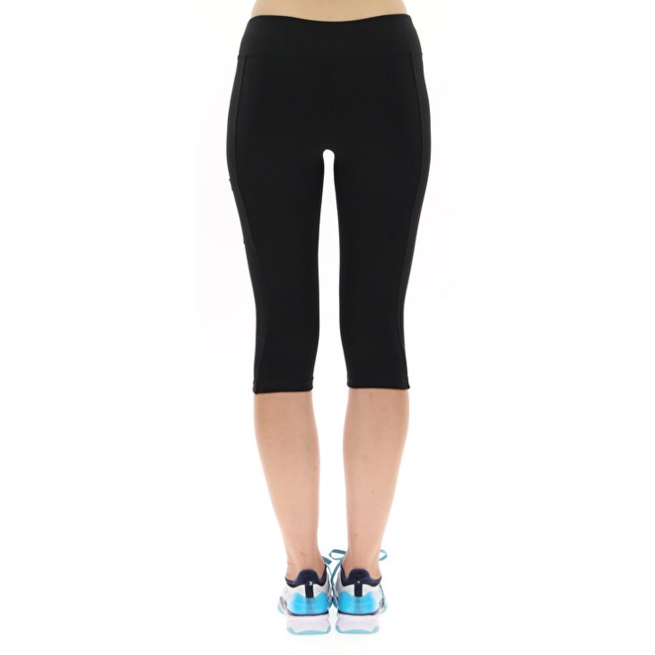 Leggins Lotto Squadra W Mid PL Mujer Negras | FJ358605L4