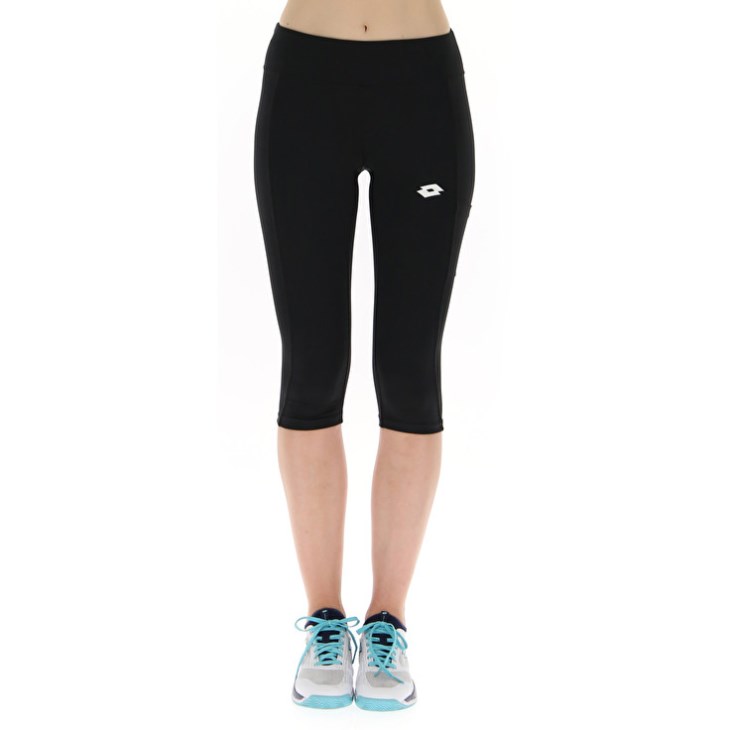Leggins Lotto Squadra W Mid PL Mujer Negras | FJ358605L4