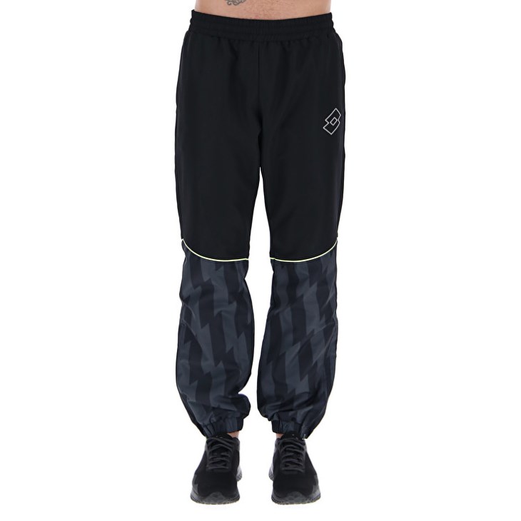 Pantalon Lotto Logo VI Sports DB Hombre Negras | ZQ906000K7