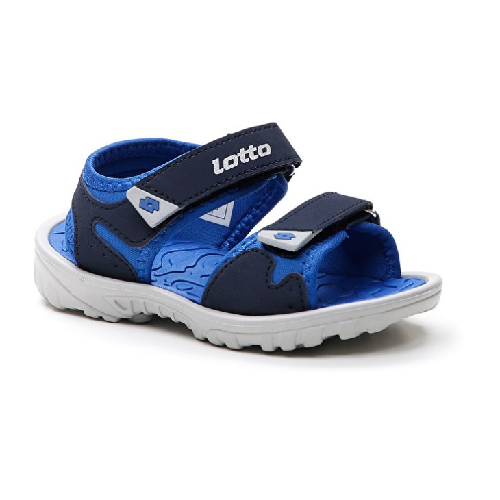 Sandalias Lotto Las Rochas IV INF Niños Azules Negras | XX138093B2
