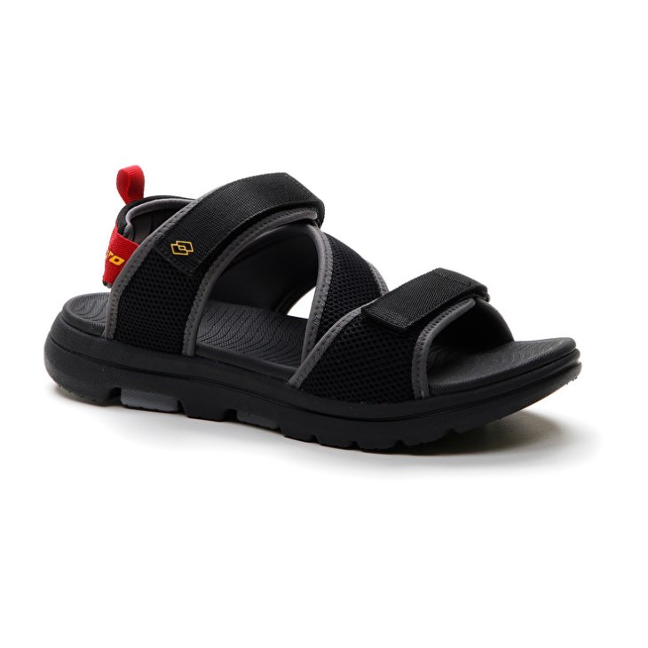 Sandalias Lotto Levante 2 Hombre Negras | IE593849U4
