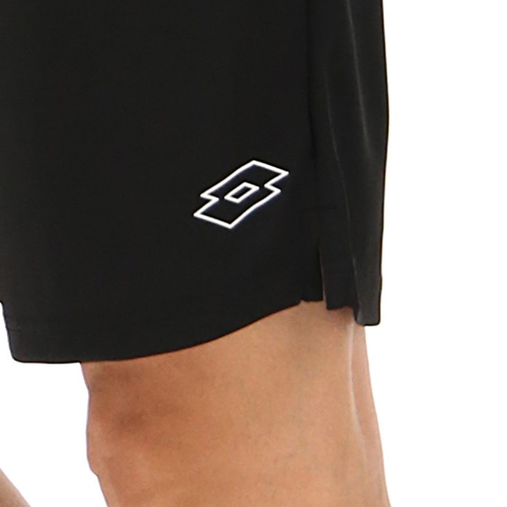 Short Lotto Squadra III 9 Hombre Negras | MJ976477Q1