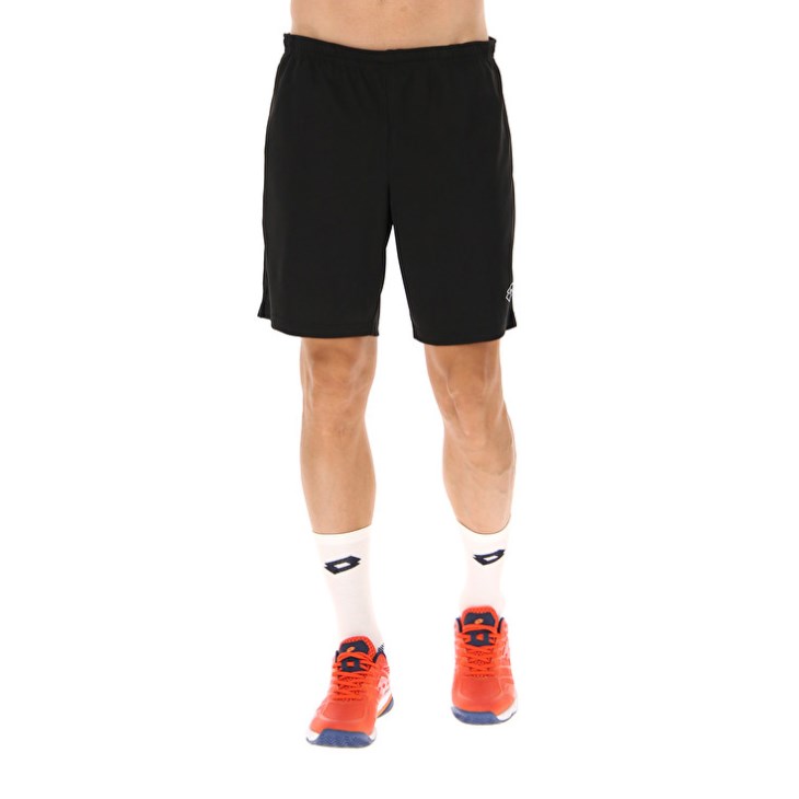 Short Lotto Squadra III 9 Hombre Negras | MJ976477Q1