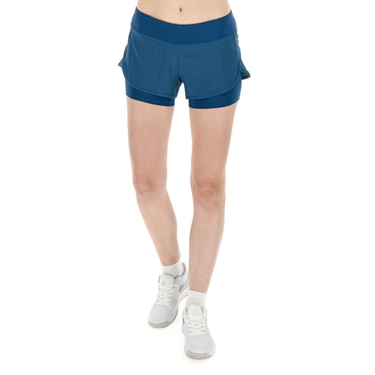 Short Lotto Tech W I D1 Mujer Turquesa | SF930643Q5