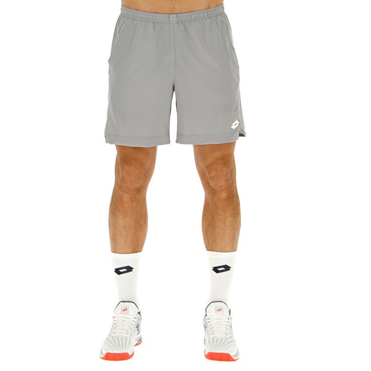 Short Lotto Tennis Tech Hombre Gris | KP719191Q1